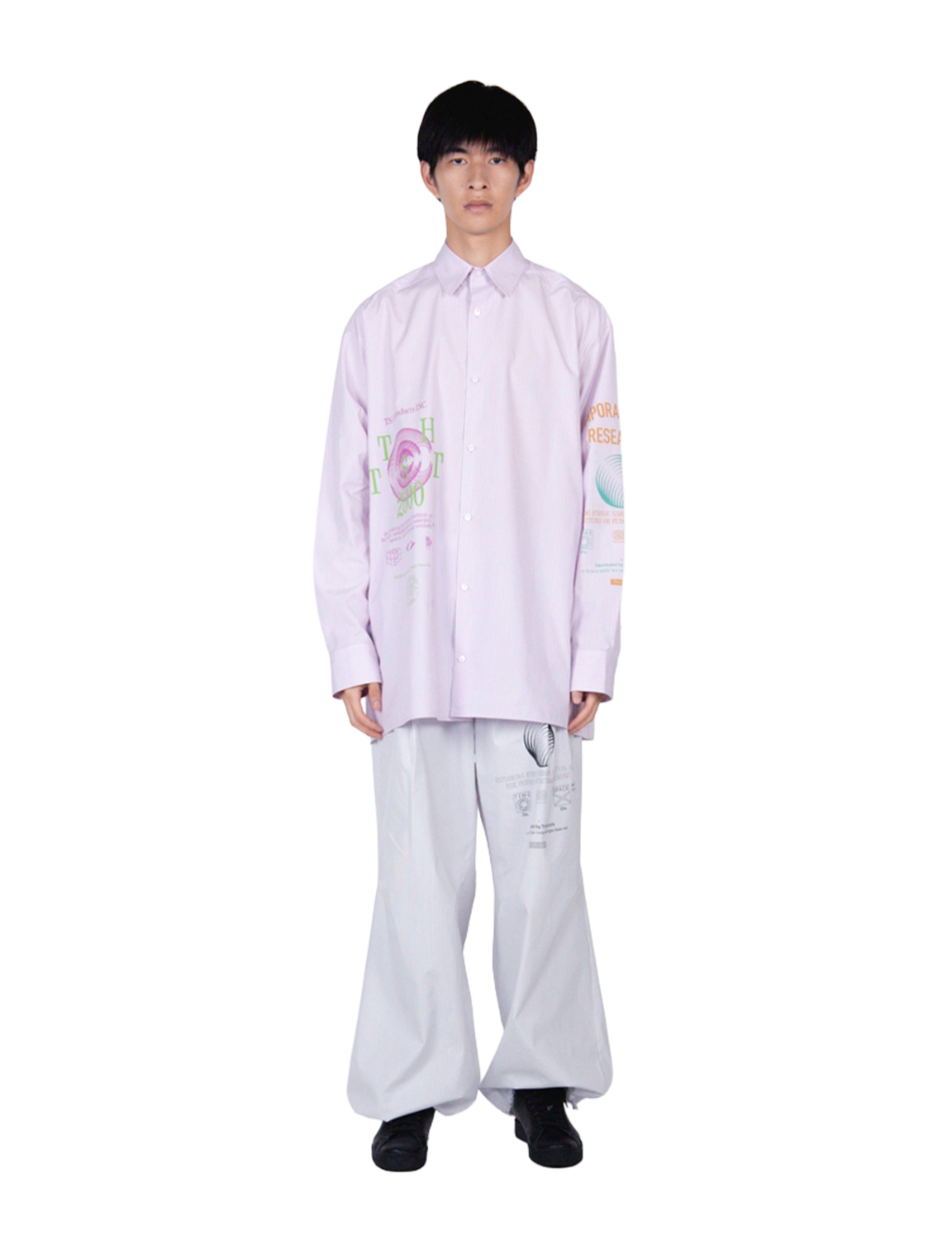 Graphic Print Oversized Shirt