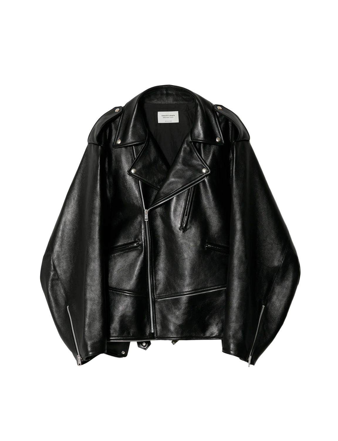 double-end vintage leather GT riders jacket