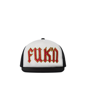 RHINESTONE FUK’N MESH CAP