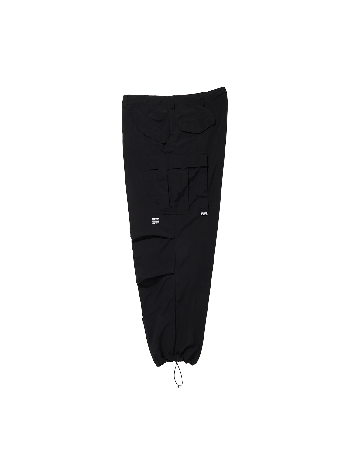 TASLAN NYLON OVER SIZE PANTS