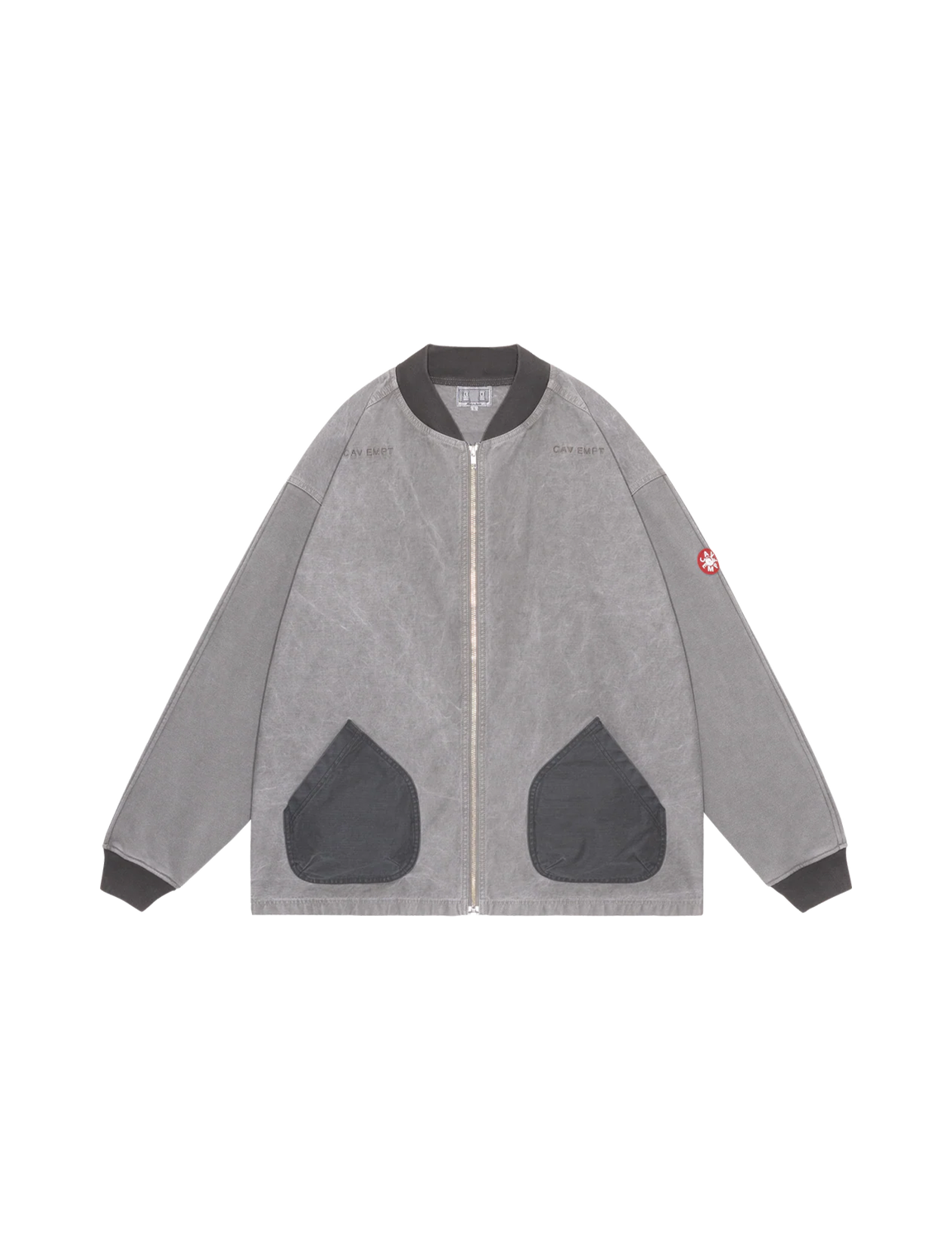C.E OVERDYE JERSEY SLEEVE ZIP JACKET