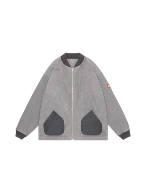 OVERDYE JERSEY SLEEVE ZIP JACKET