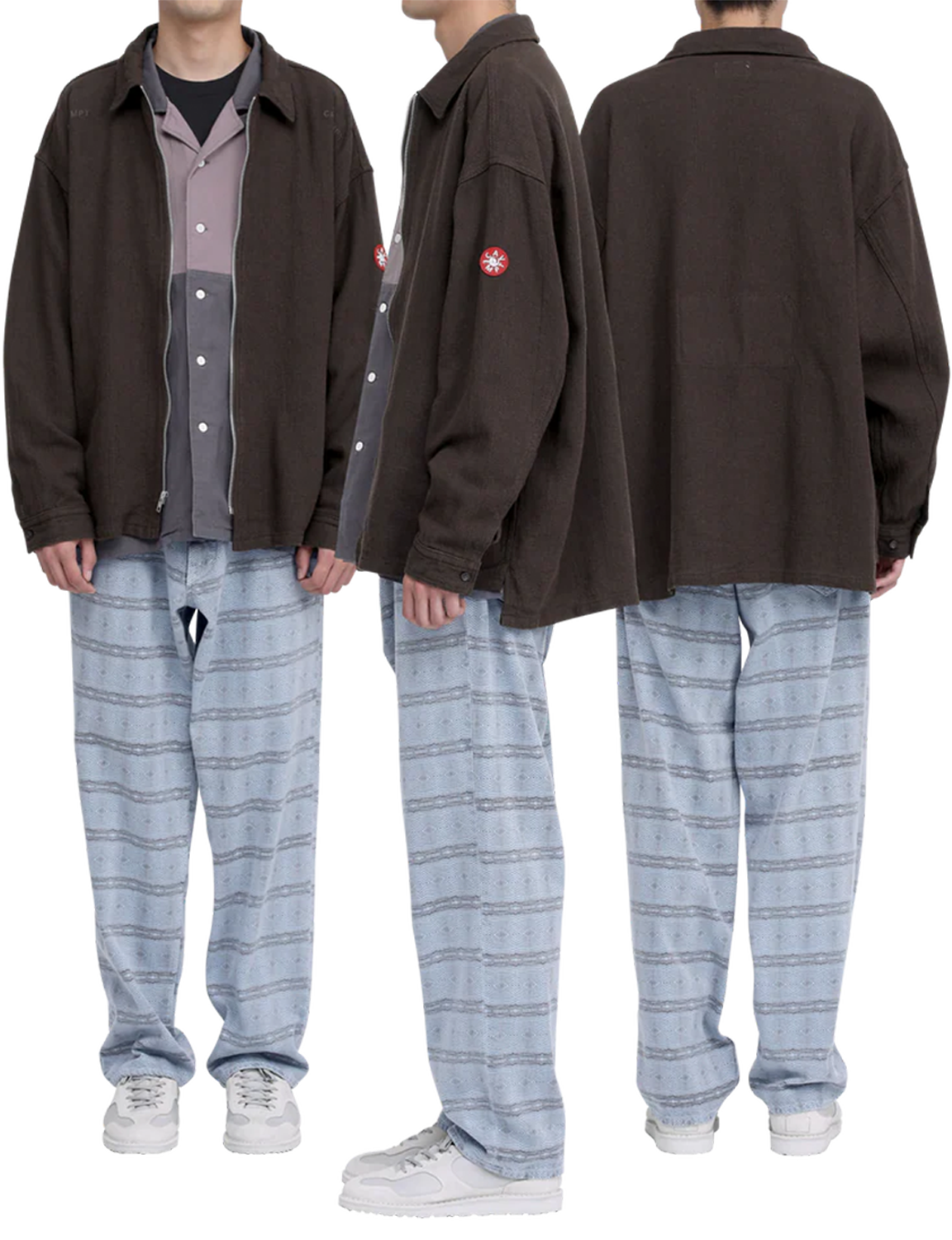 C.E - WELT POCKETS ZIP SHIRT JACKET – Stactile C.E - WELT POCKETS ZIP SHIRT JACKET – Stactile