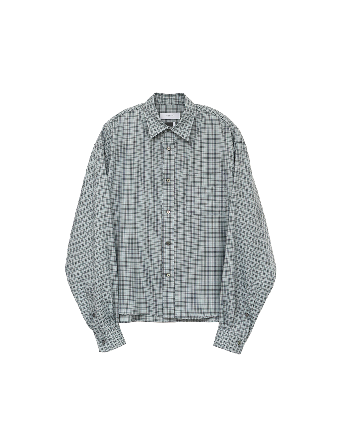FACETASM ORIGINAL CHECK BIG SHIRT