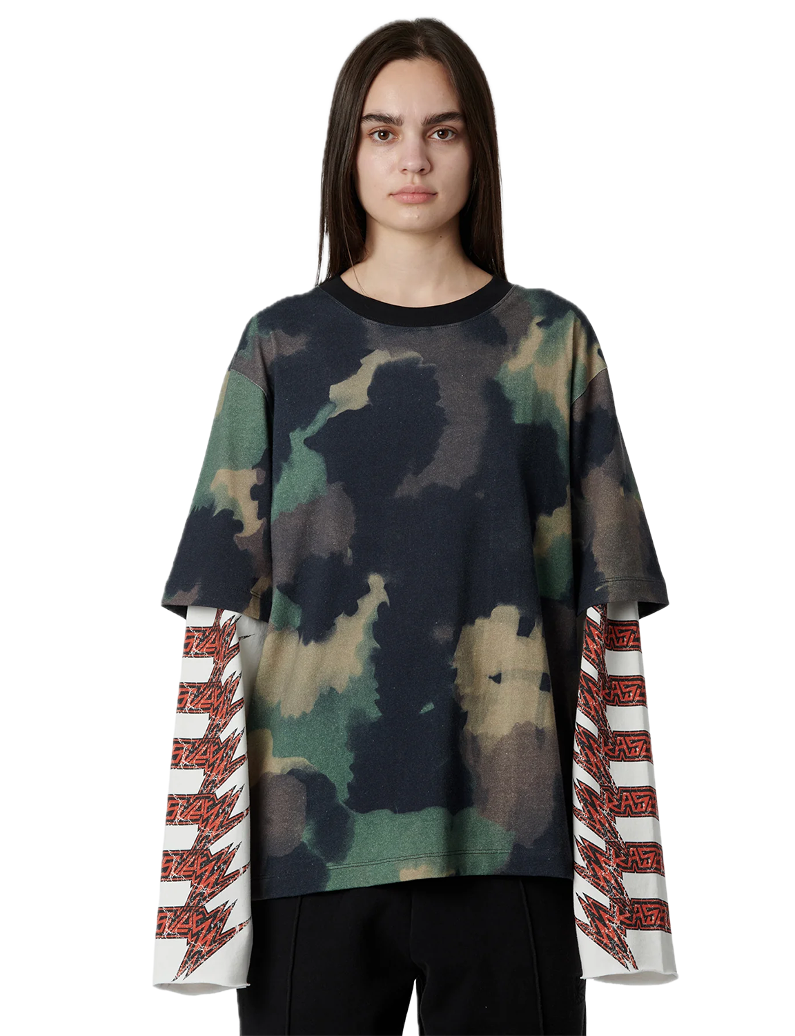 AUX LAYERED METAL LS TEE