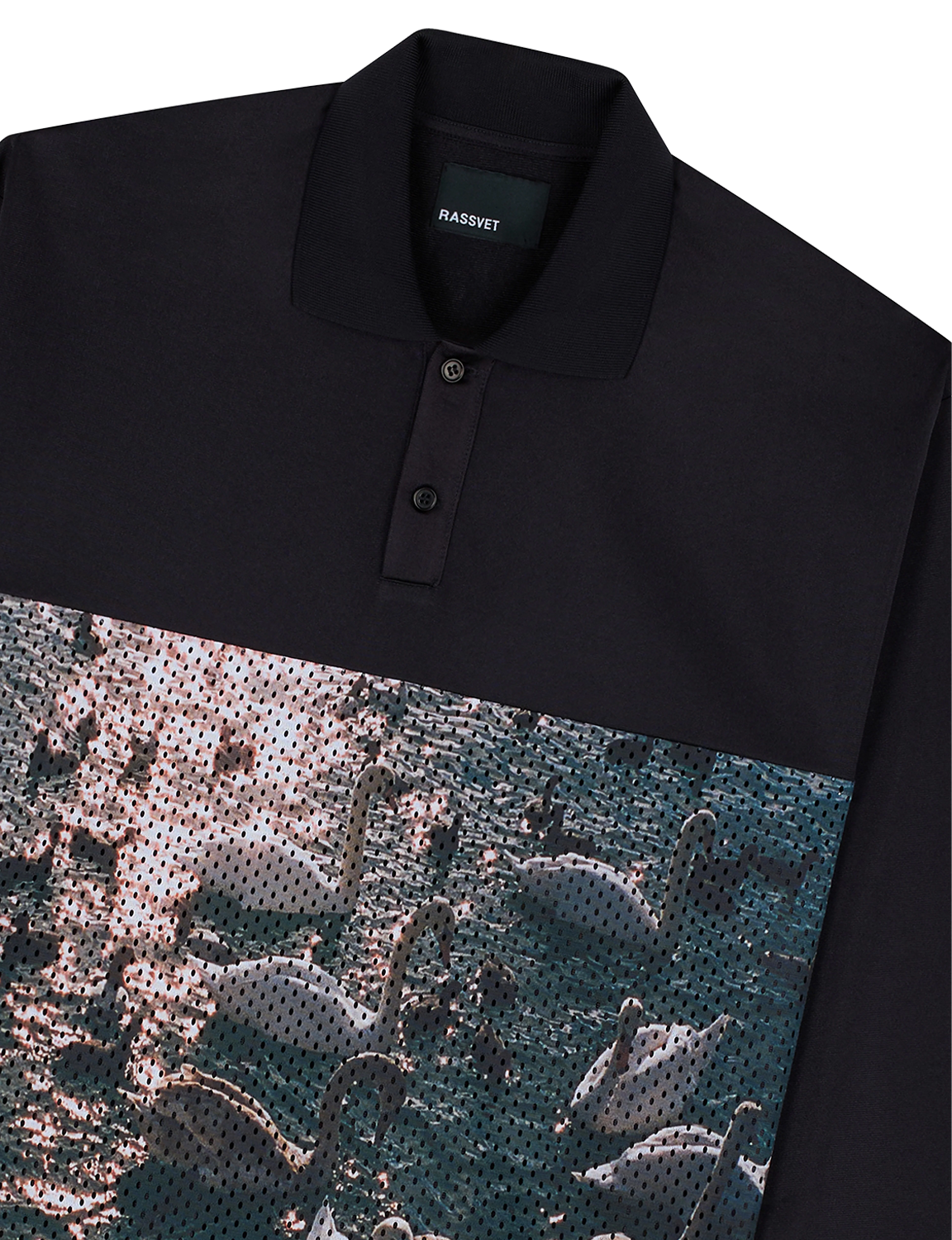 SWAN MESH LS POLO