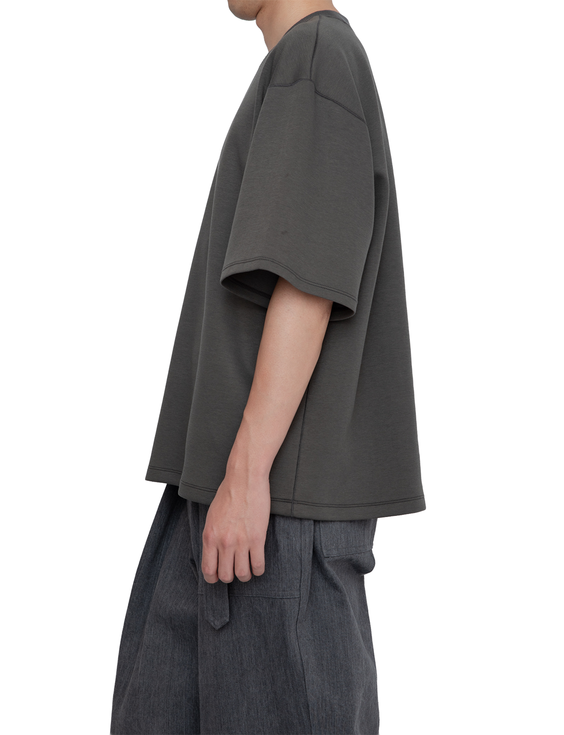 HIGH BACK COLLAR TEE