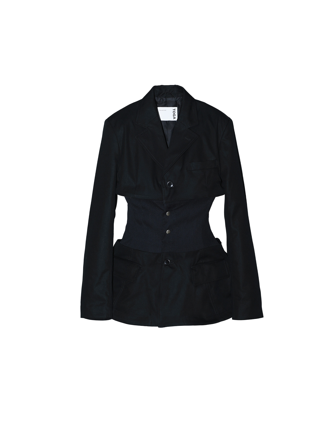 TOGA RIBBED WAIST JACKET