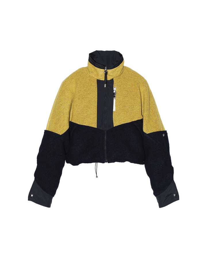 WOOL JERSEY BLOUSON