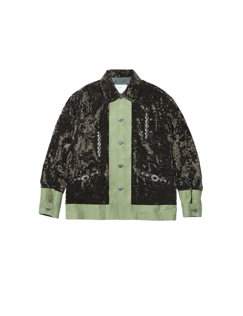 TOGA VIRILIS - CRUSHED VELVET BLOUSON – Stactile