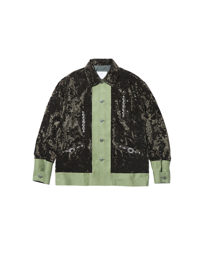 CRUSHED VELVET BLOUSON