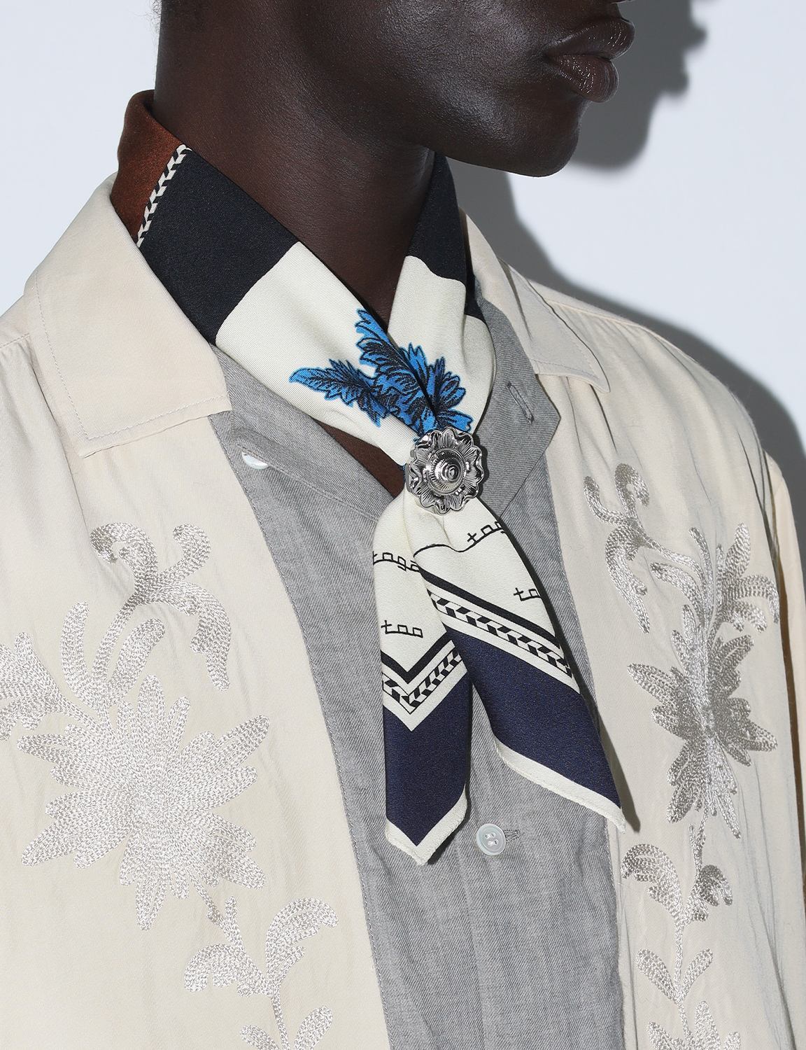 FLOWER PRINT SCARF