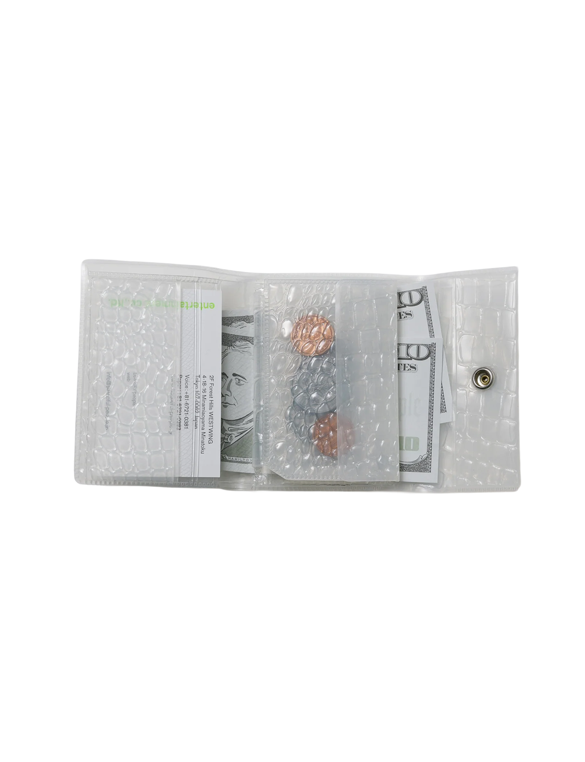 nothing to hide vinyl mini wallet