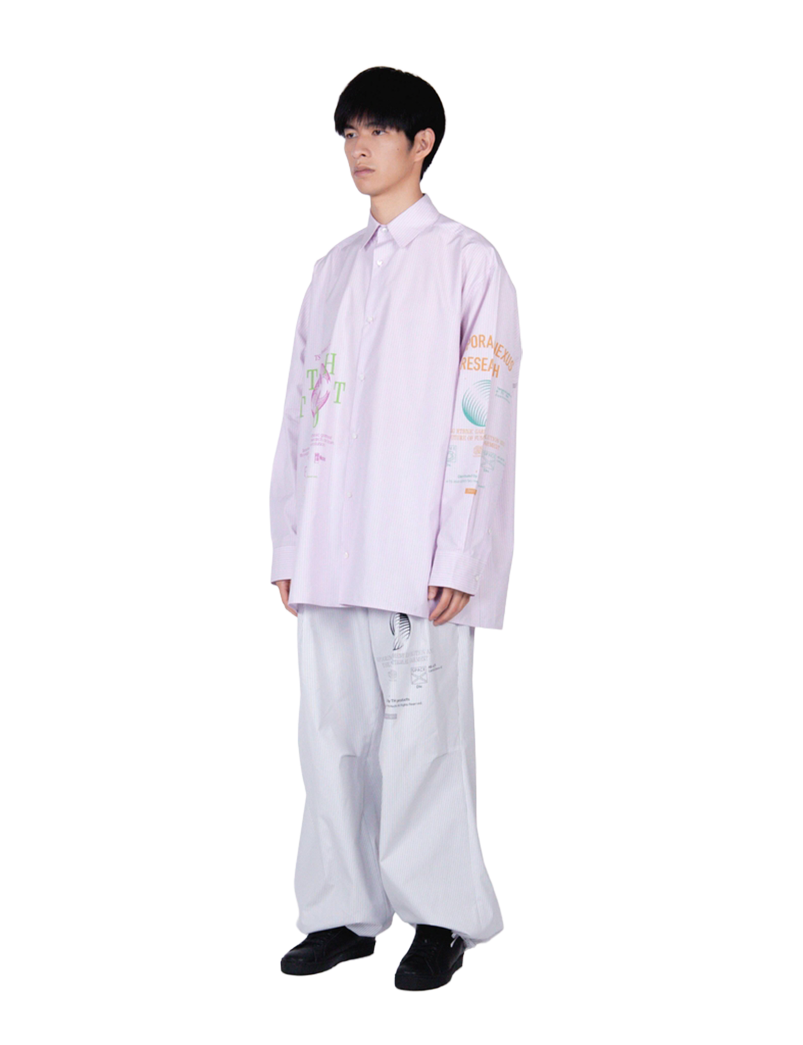 Graphic Print Oversized Shirt