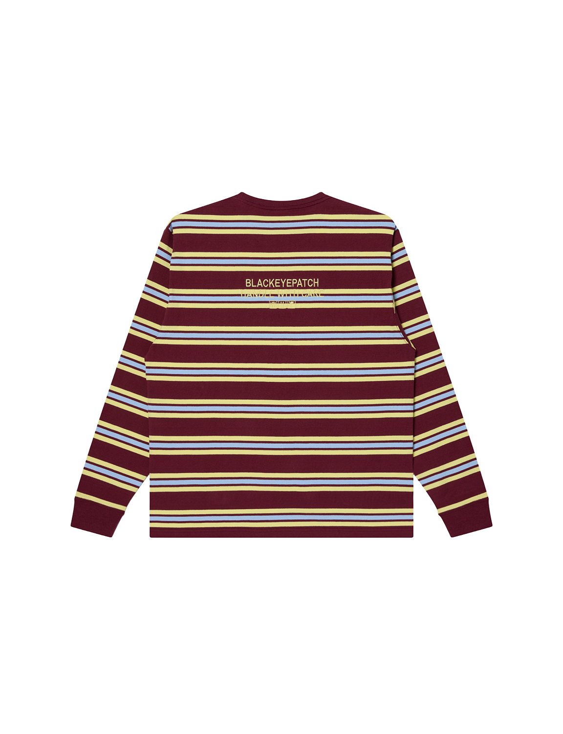 HWC LABEL STRIPED HEAVYWEIGHT L/S TEE