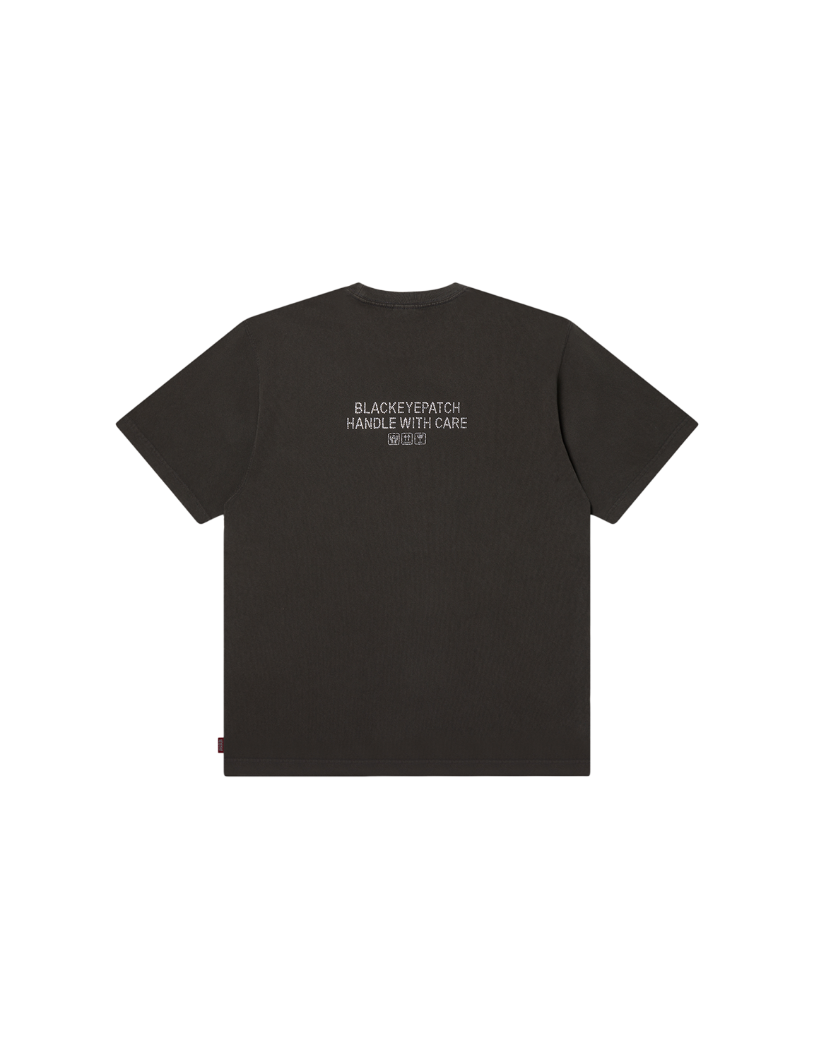 BlackEyePatch - RHINESTONE GRAYSCALE HWC LABEL TEE – Stactile