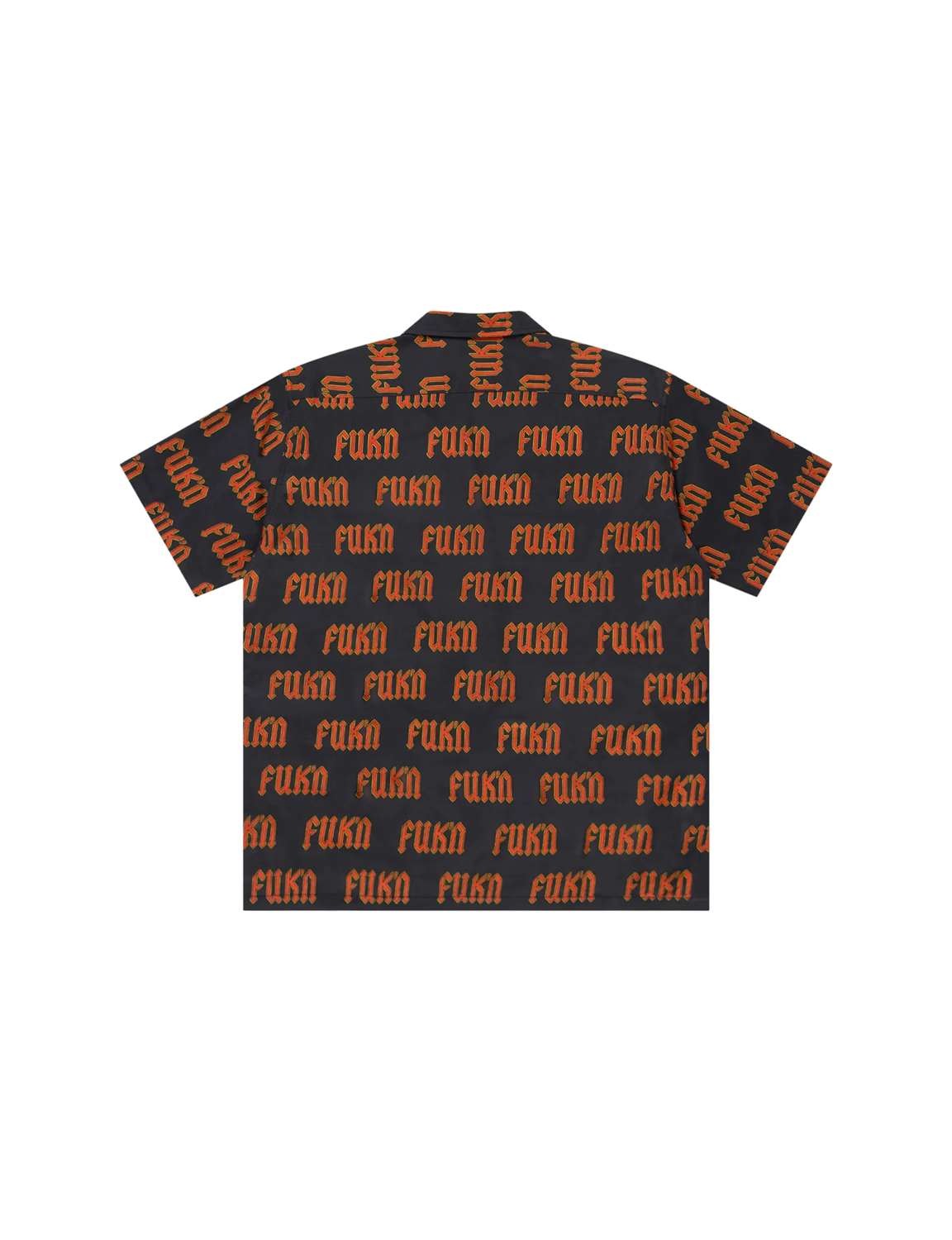 FUK’N PATTERNED OPEN COLLARED S/S SHIRT