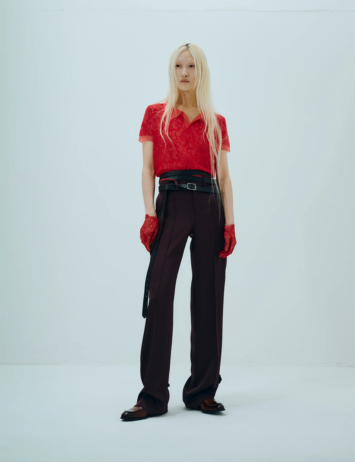 JACQUARD-KNIT POLO