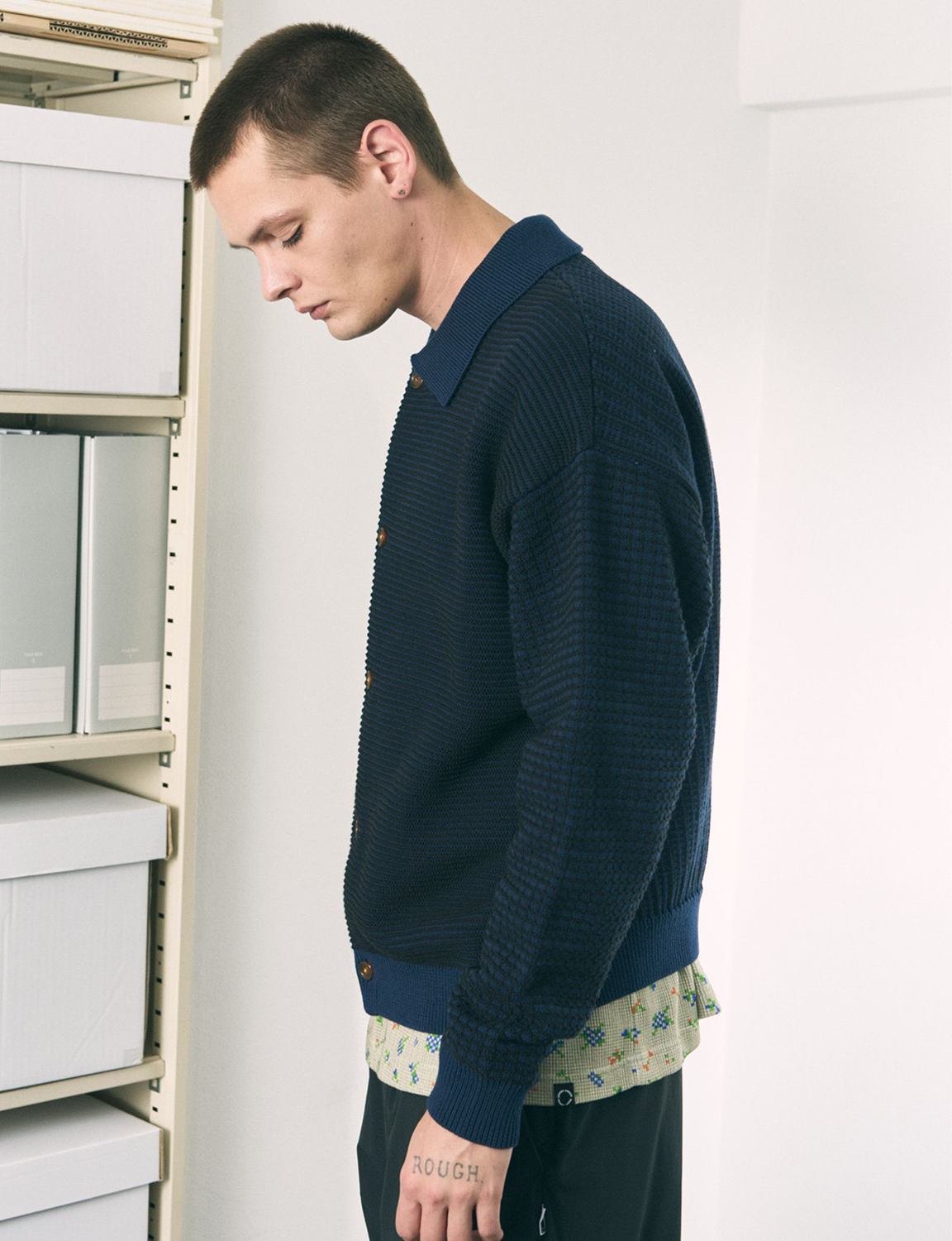 MULTI KNIT SHIRT JACKET