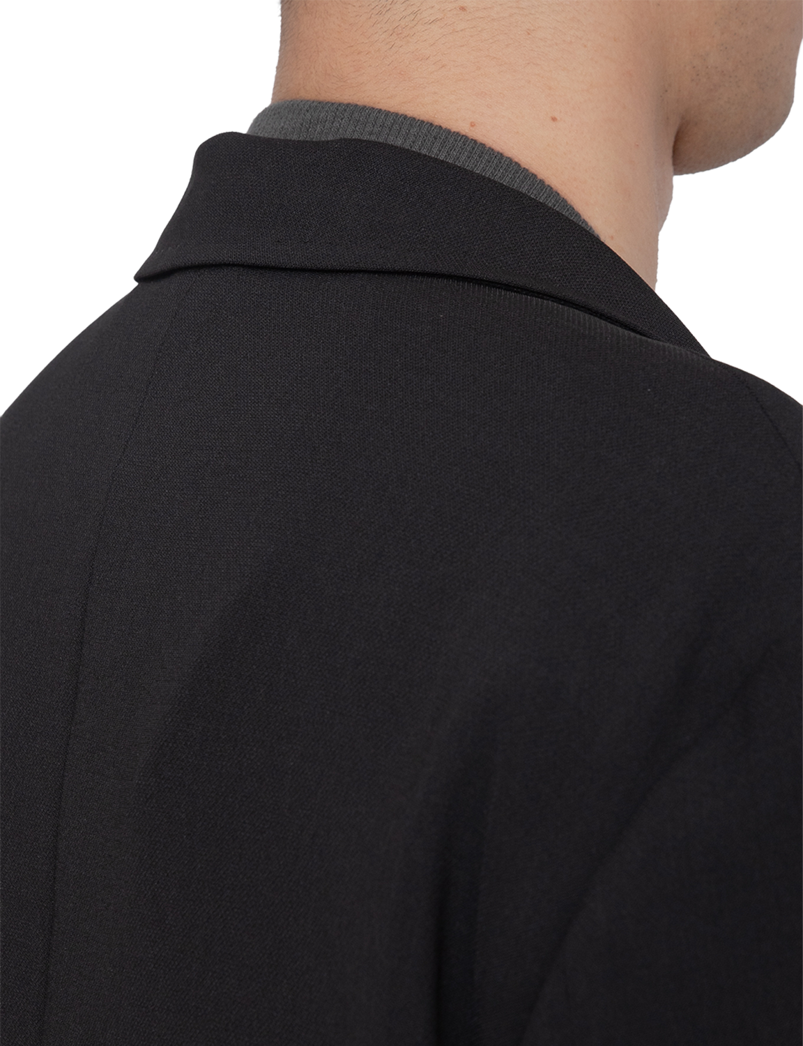 HIGH BACK COLLAR TEE