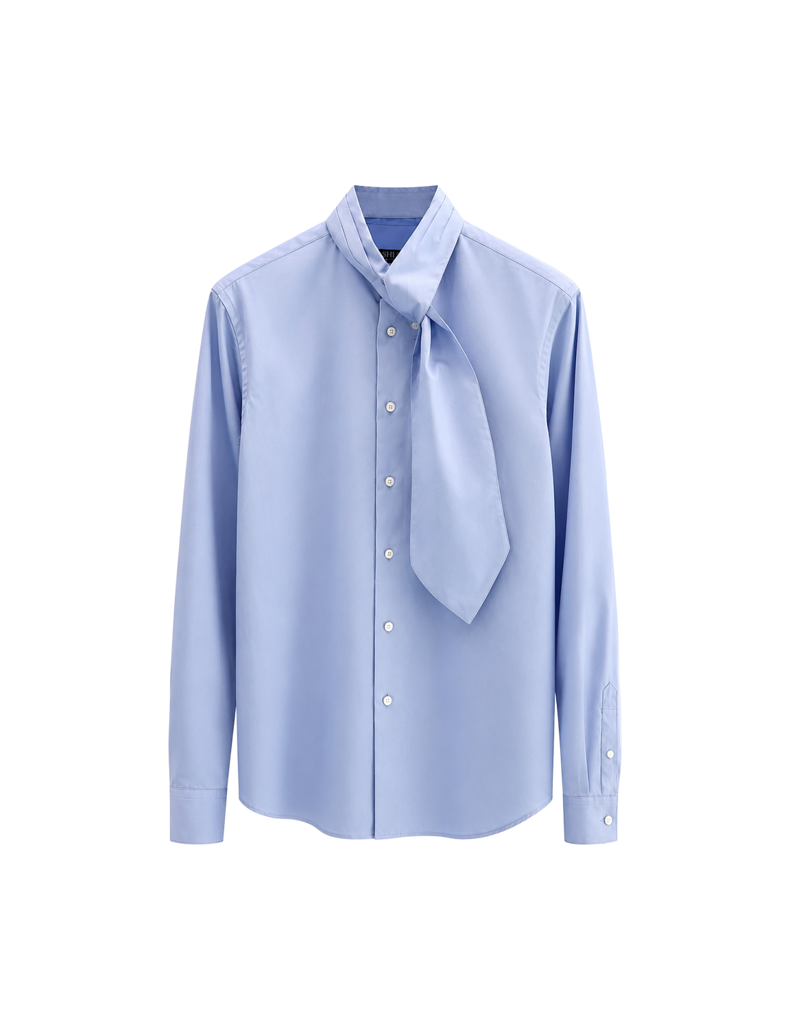 SOSHIOTSUKI Ascot Tie Collar Shirt
