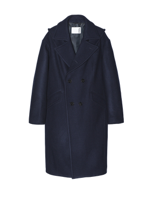 DOUBLE MELTON COAT