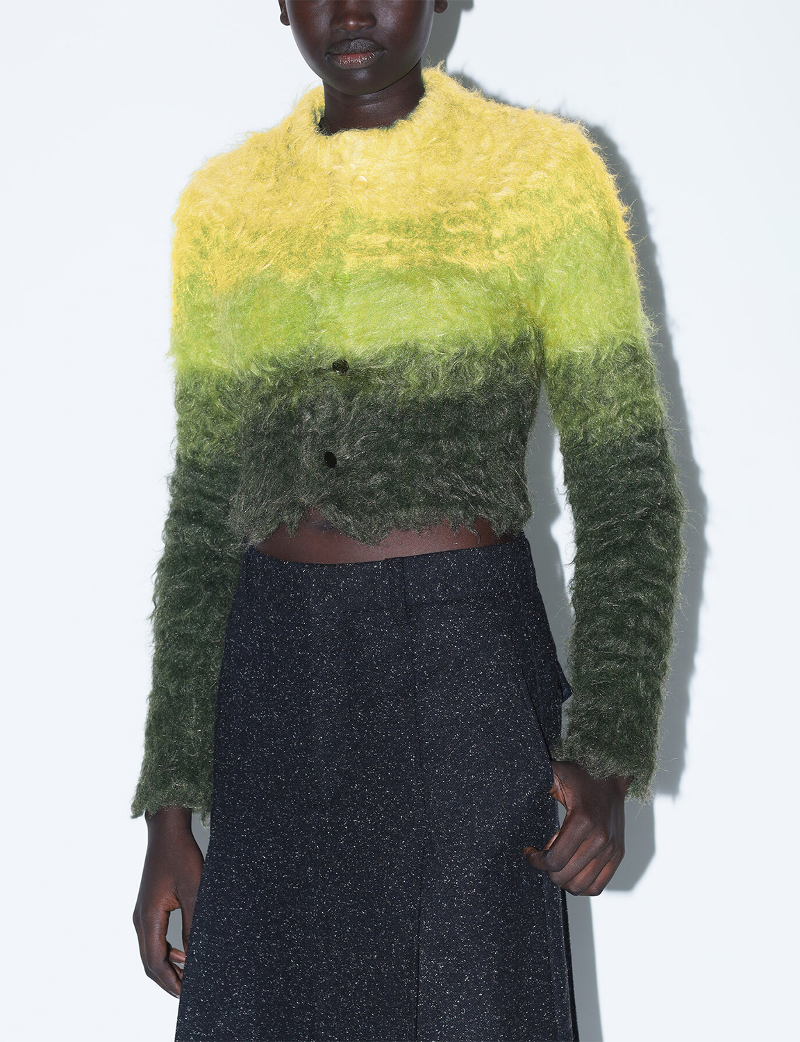 SHAGGY KNIT CARDIGAN