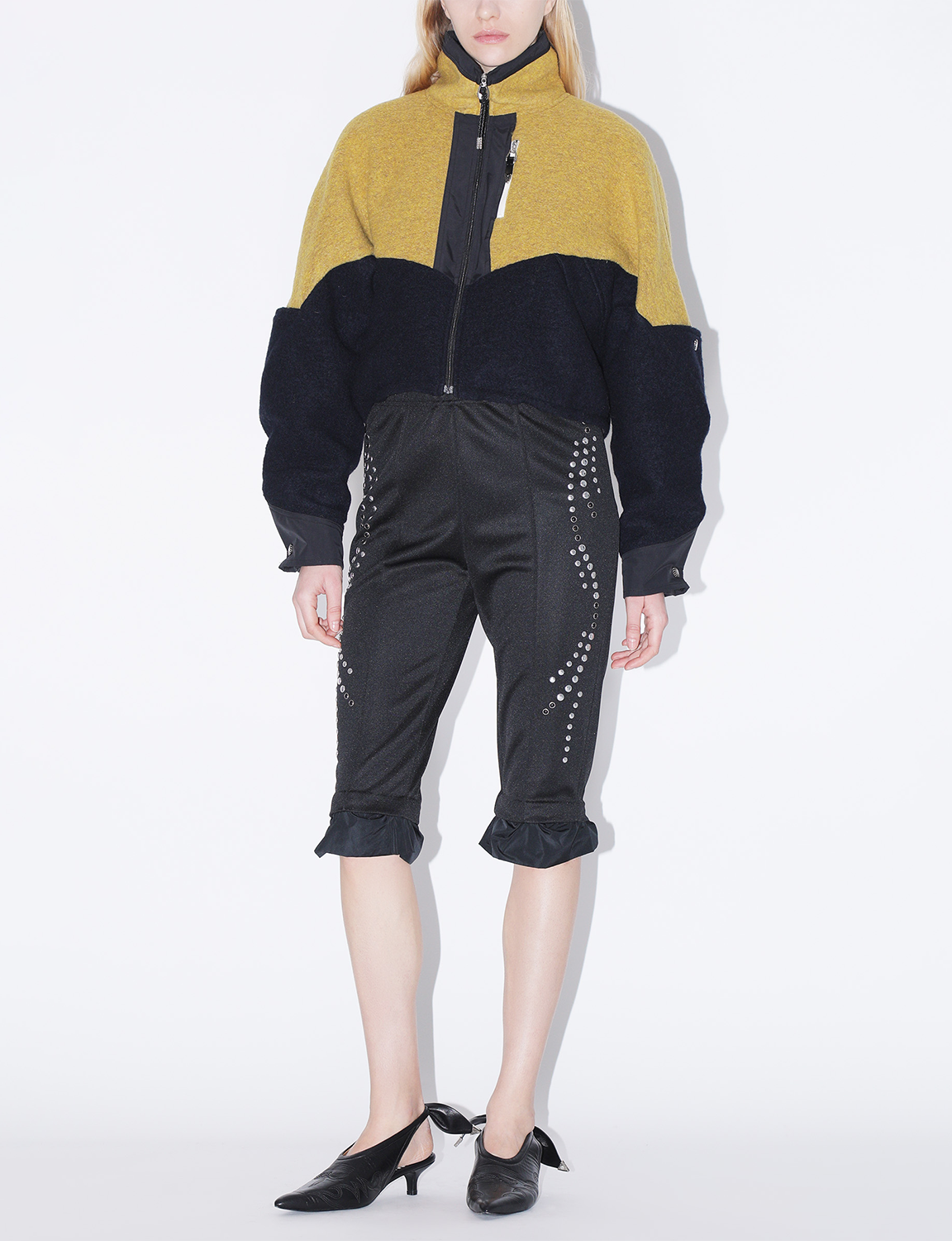 WOOL JERSEY BLOUSON