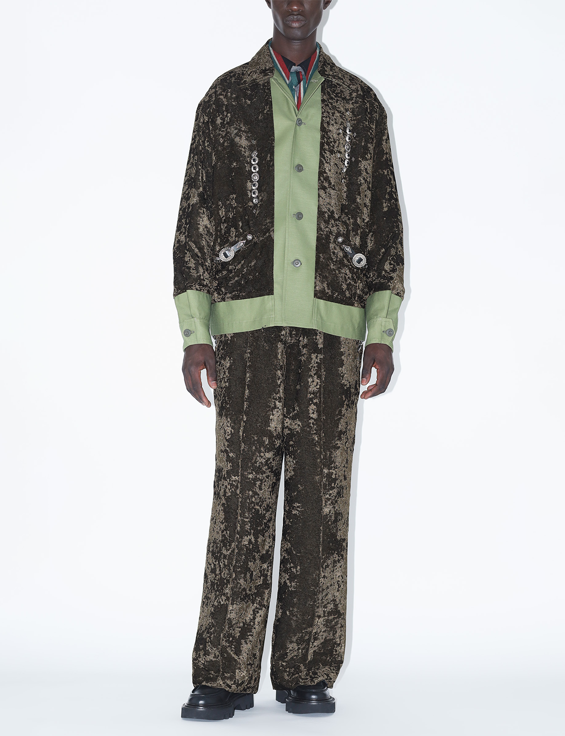 CRUSHED VELVET BLOUSON