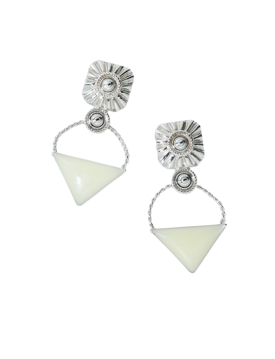 TOGA TOO TRIANGLE PIERCED EARRINGS