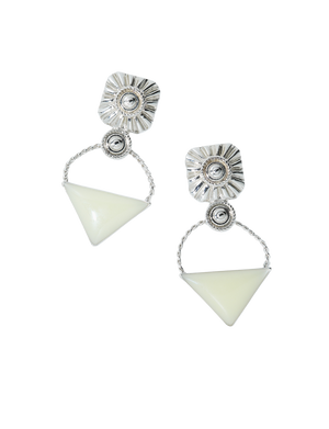 TRIANGLE PIERCED EARRINGS