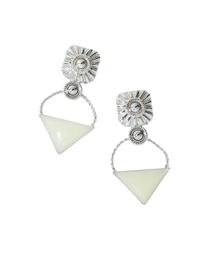 TRIANGLE PIERCED EARRINGS