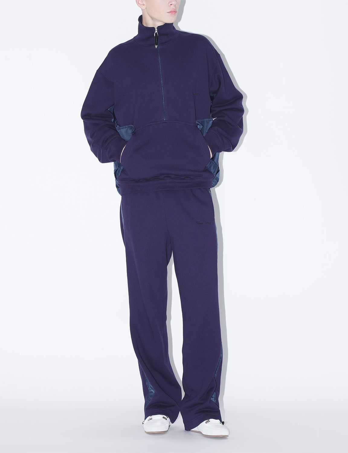 COTTON HALF ZIP PULLOVER
