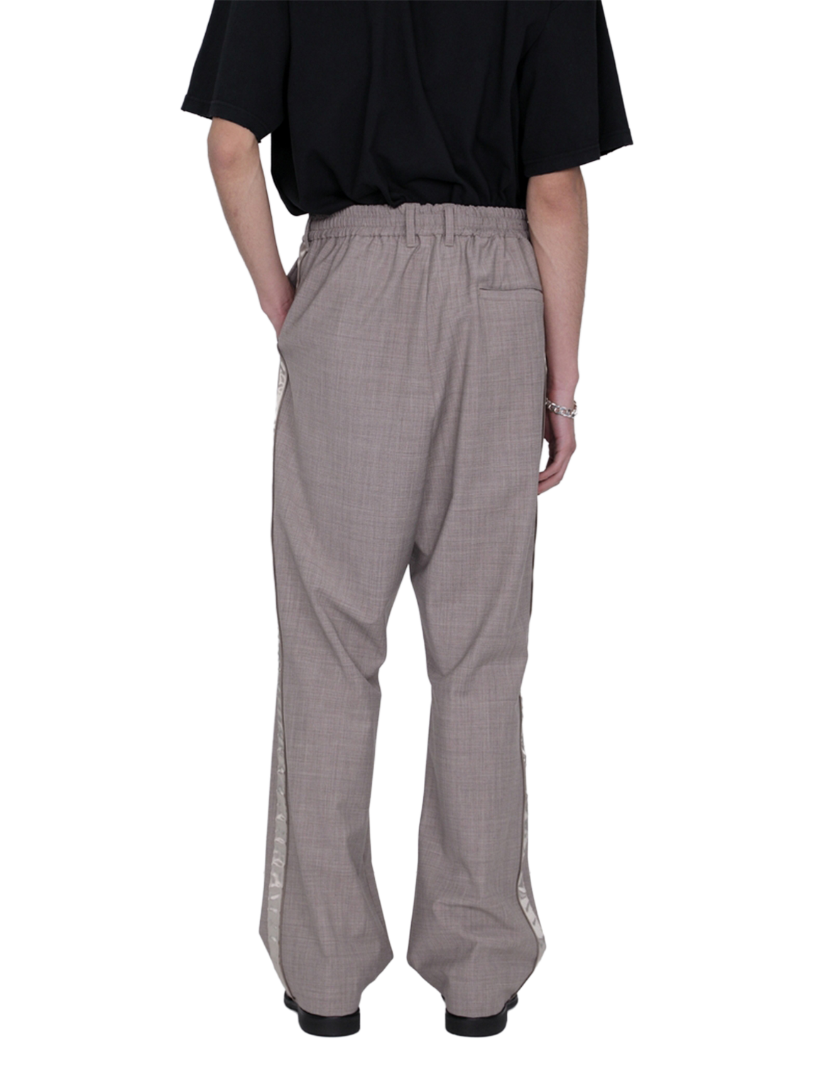 Side Stripe Pants / beige 