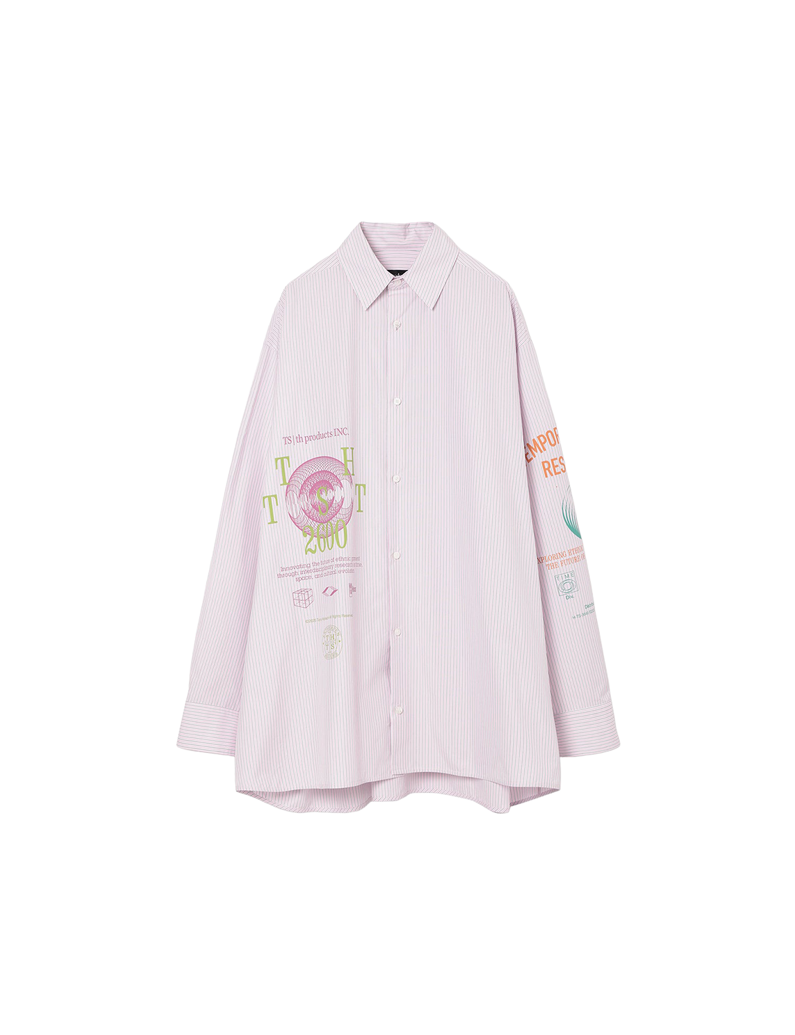 th products Graphic Print Oversized Shirt
