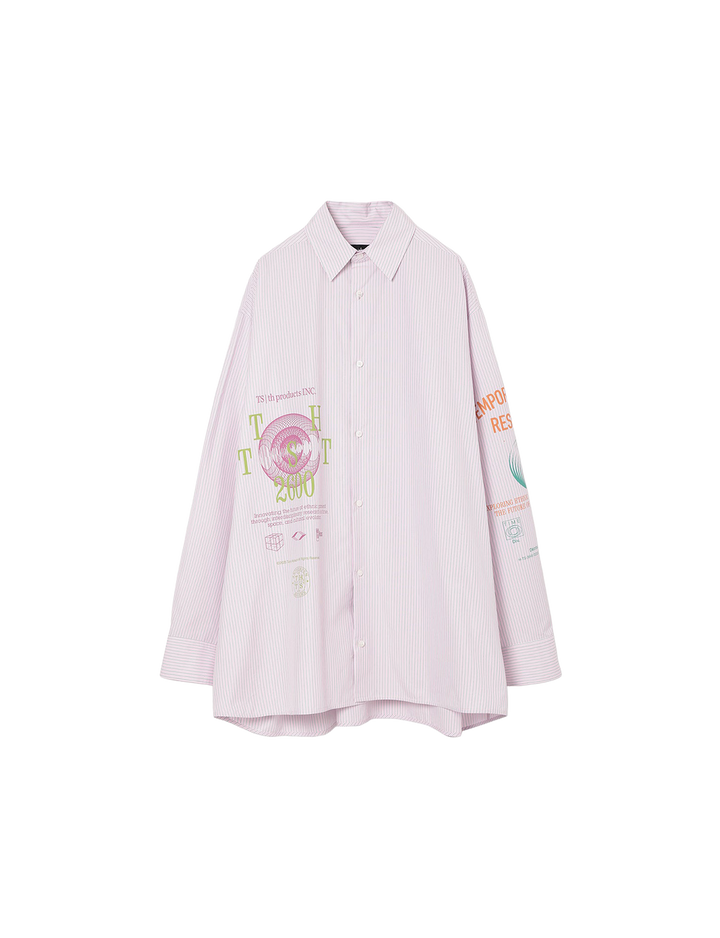 Graphic Print Oversized Shirt