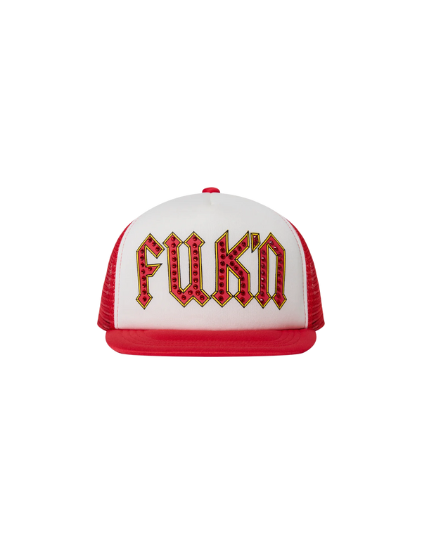 RHINESTONE FUK’N MESH CAP