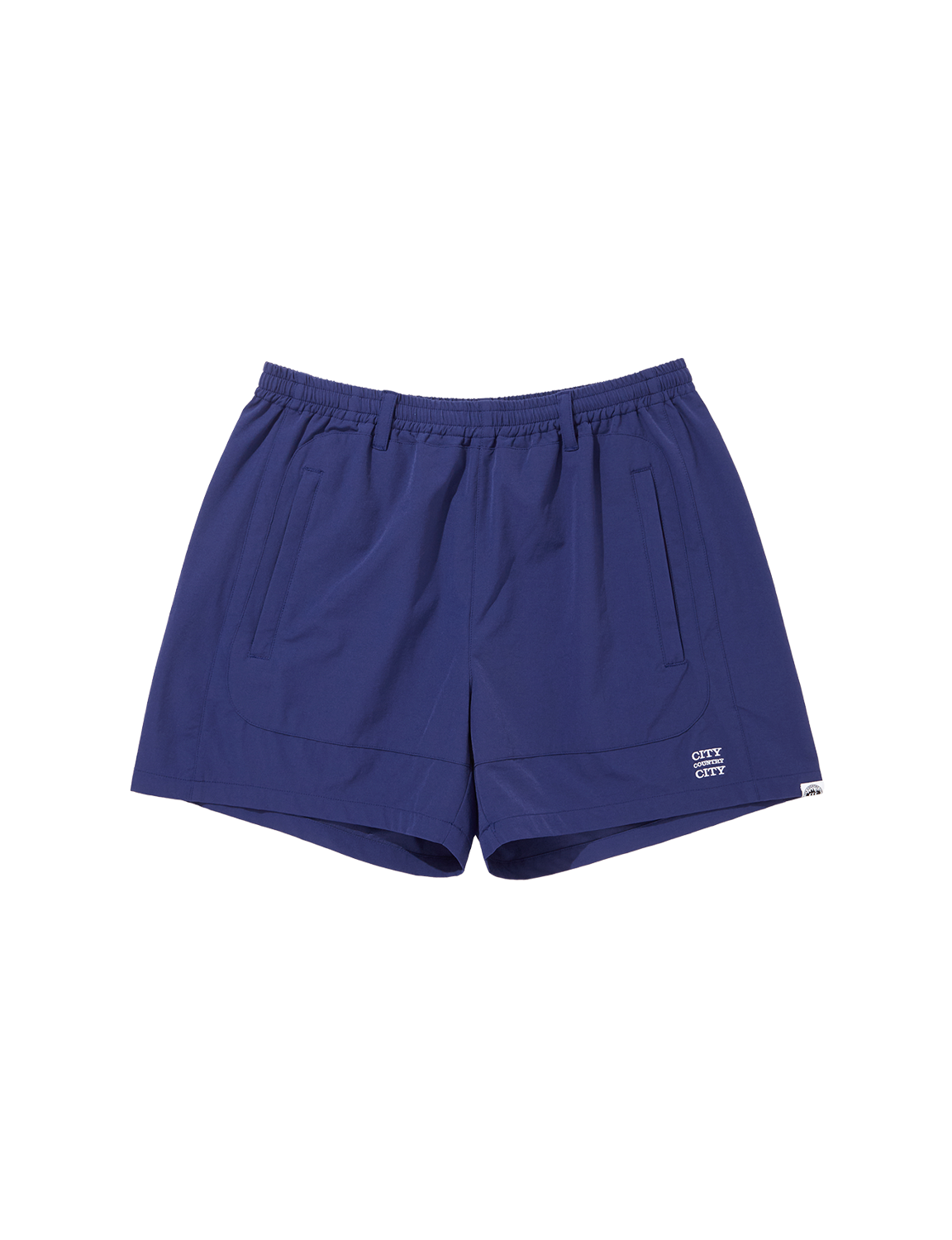 CITY COUNTRY CITY EMBROIDERD LOGO STRECH NYLON EASY SHORTS