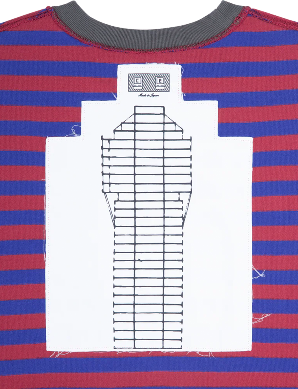 C.E - SIDE COLOUR STRIPE LIGHT CREW NECK – Stactile