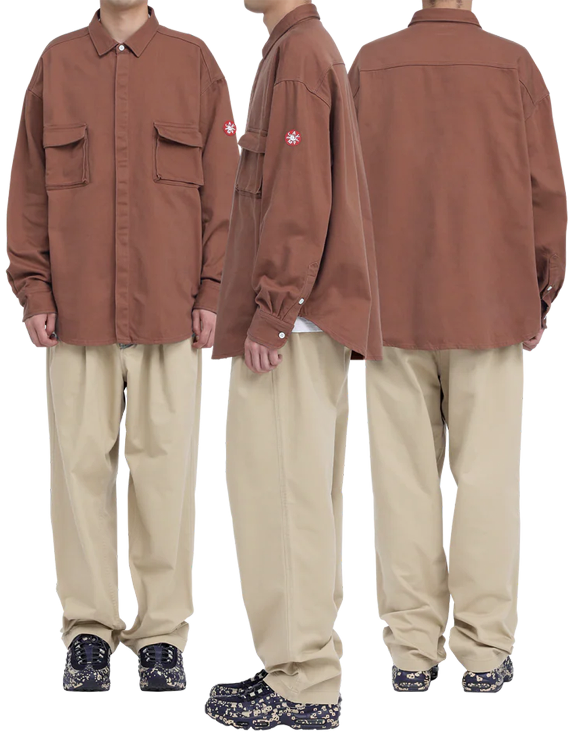 COTTON TWILL BIG SHIRT