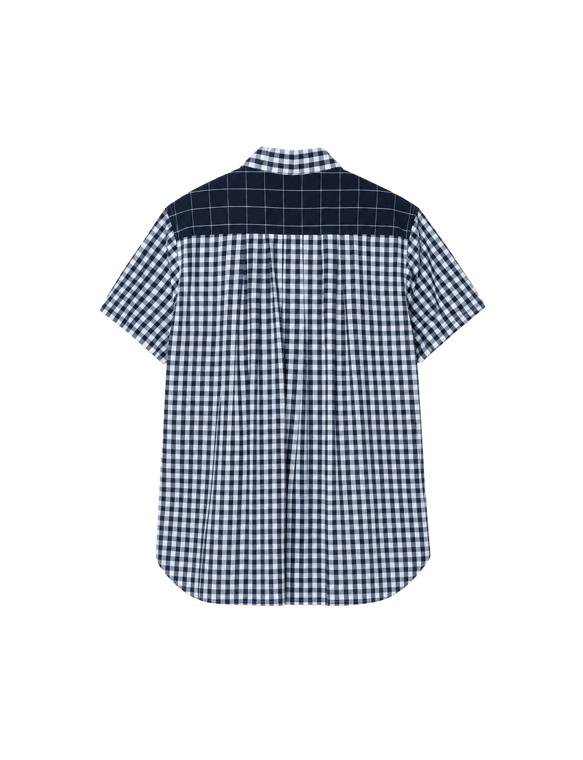 Patchwork pocket short-sleeved shirt