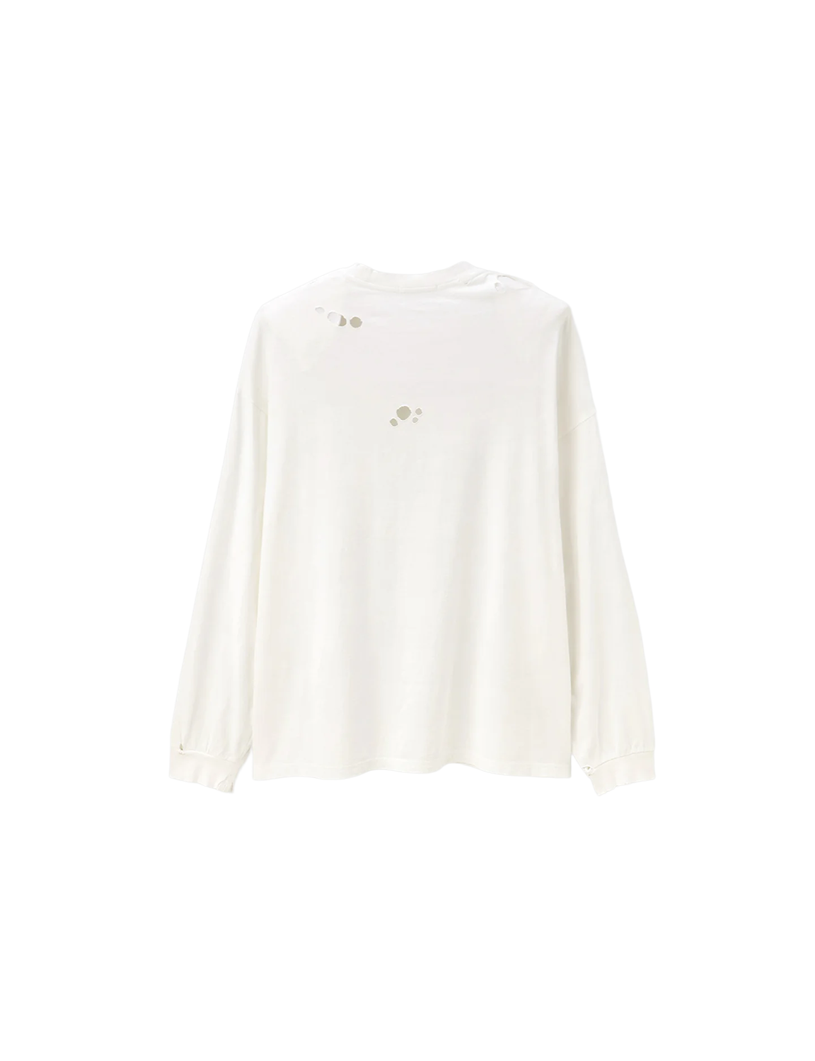 Shoulder-Pad Long Sleeve T-Shirt 