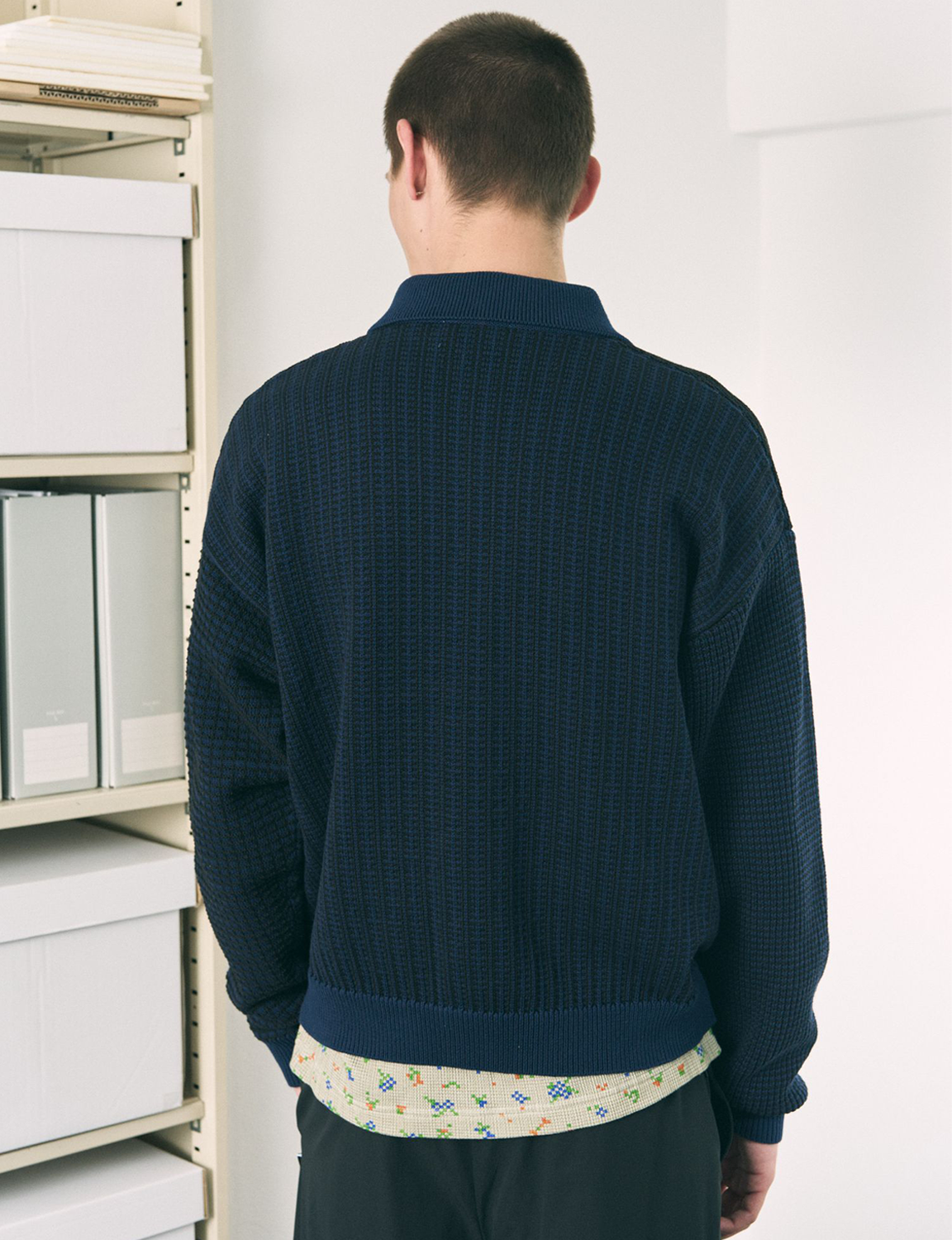 MULTI KNIT SHIRT JACKET