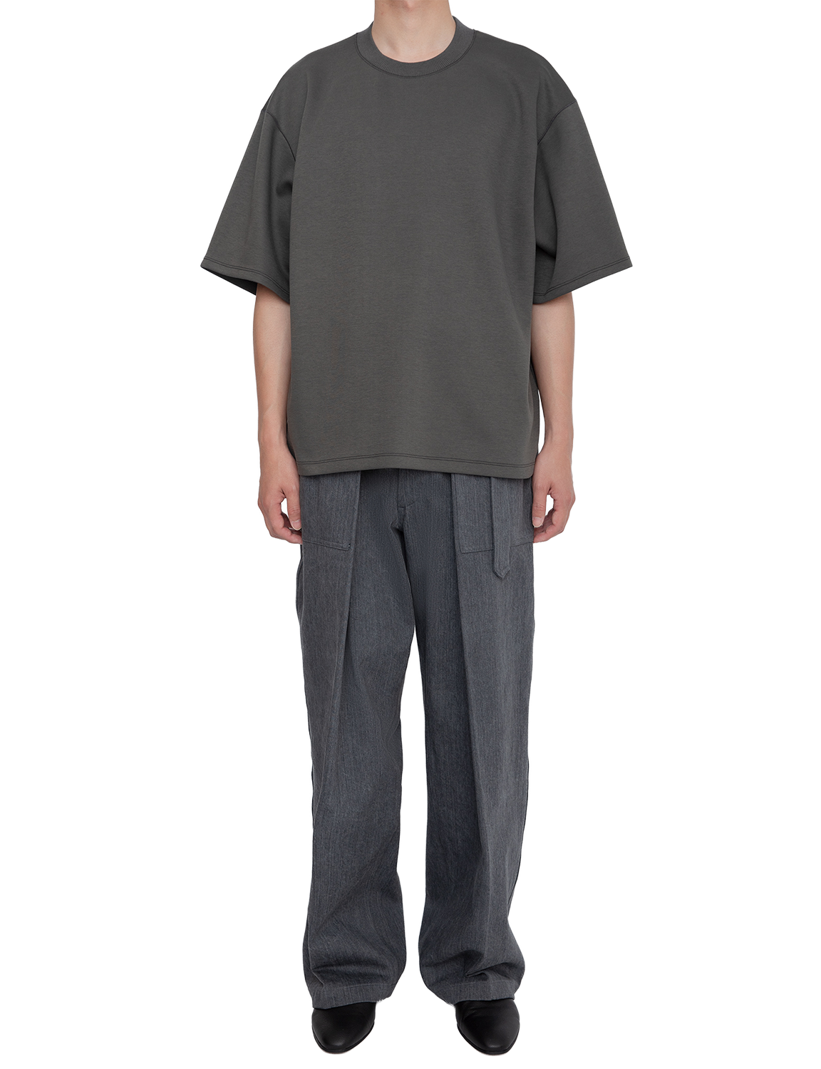 HIGH BACK COLLAR TEE