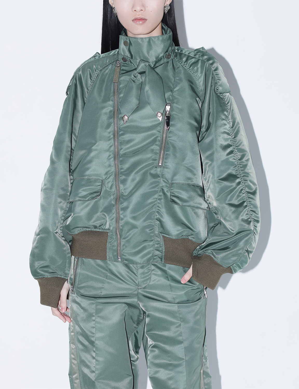 NYLON TWILL BLOUSON
