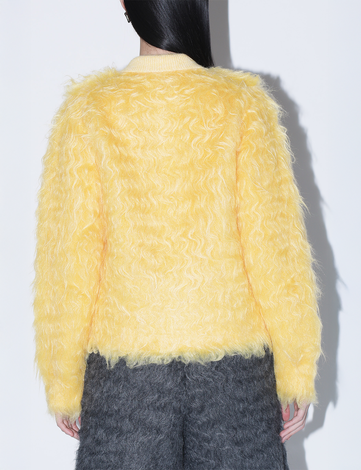 SHAGGY KNIT CARDIGAN