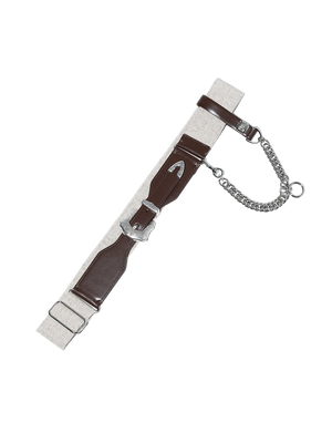 LEATHER CHAIN BELT