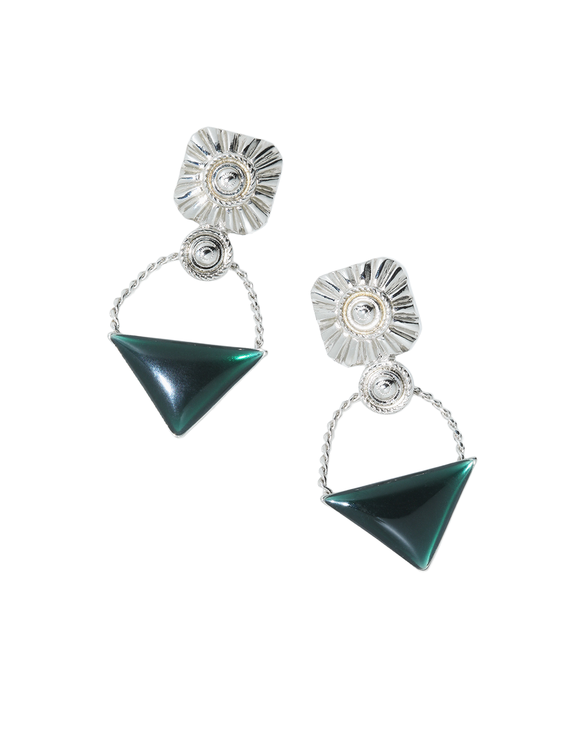 TOGA TOO TRIANGLE PIERCED EARRINGS