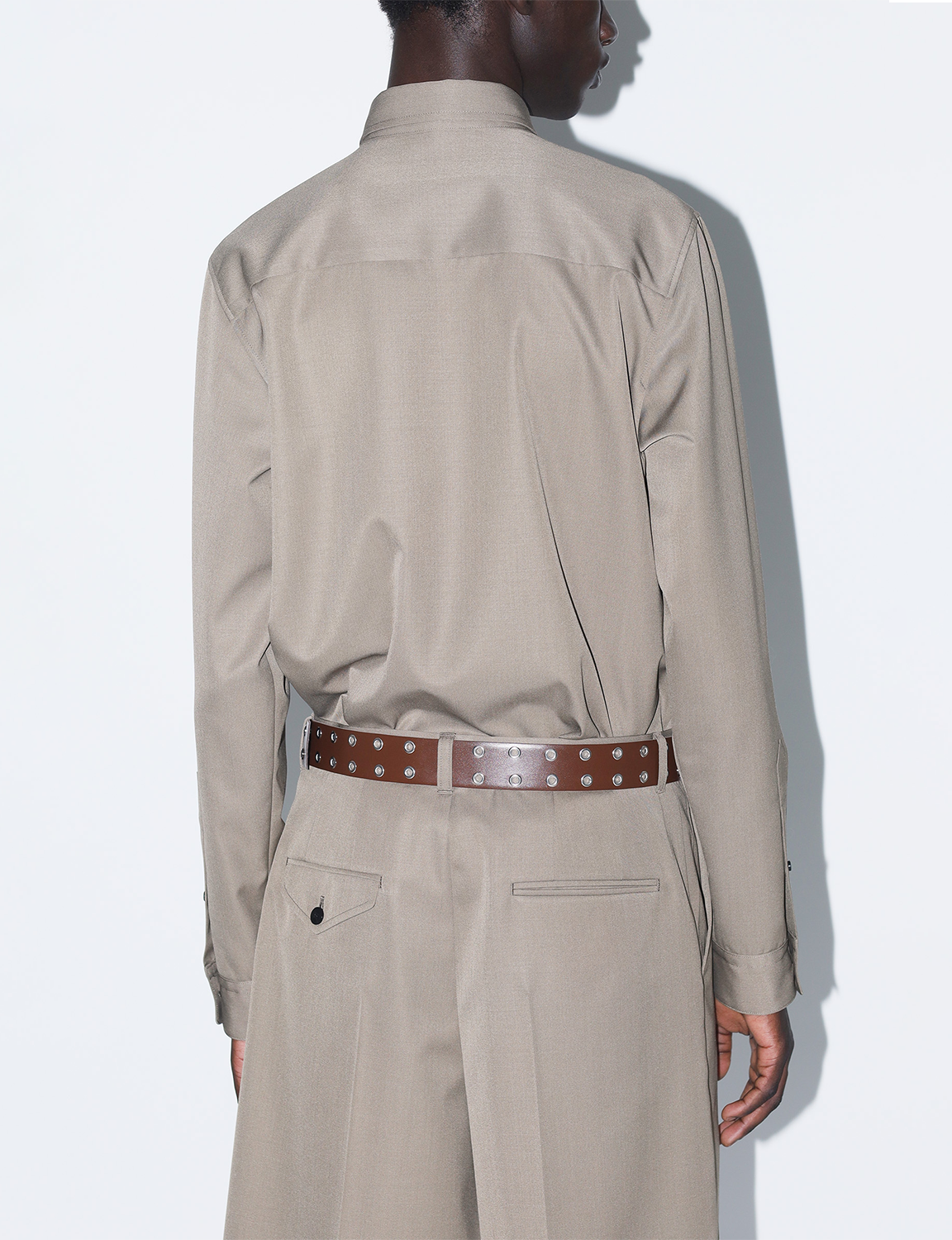 TWILL RIBBON SHIRT