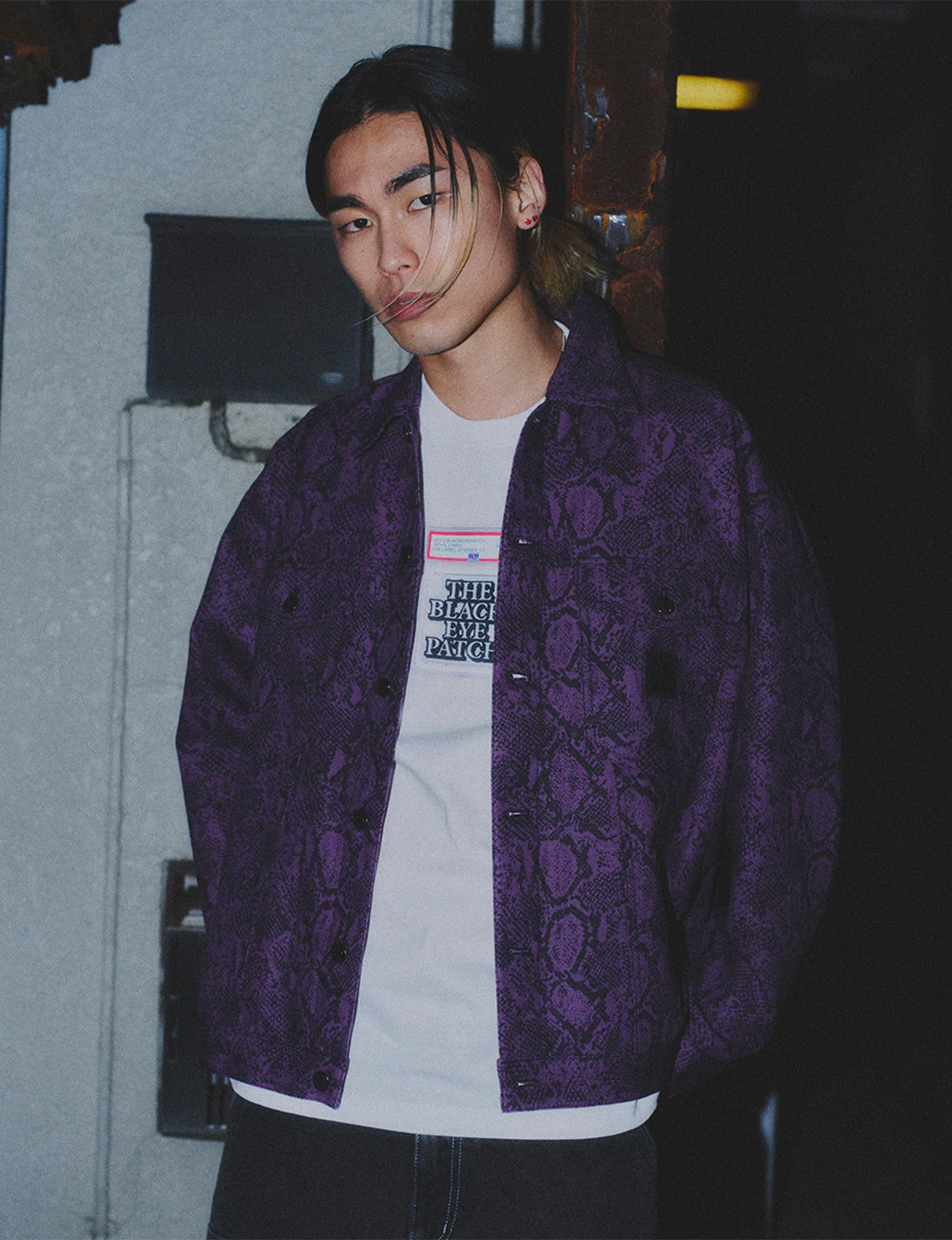 BlackEyePatch - PYTHON PATTERNED TRACKER JACKET – Stactile